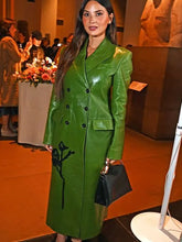 LFW 2025 Olivia Munn Green Coat
