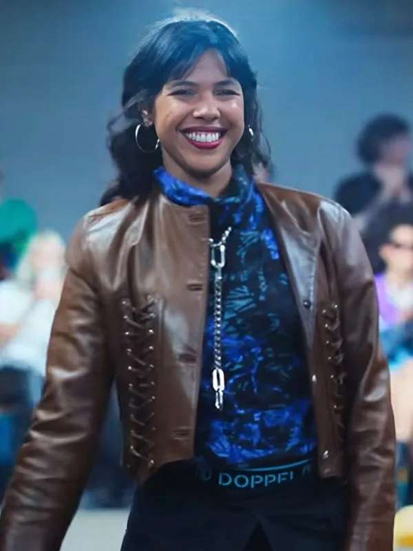 La Maison Paloma Castel Brown Leather Jacket