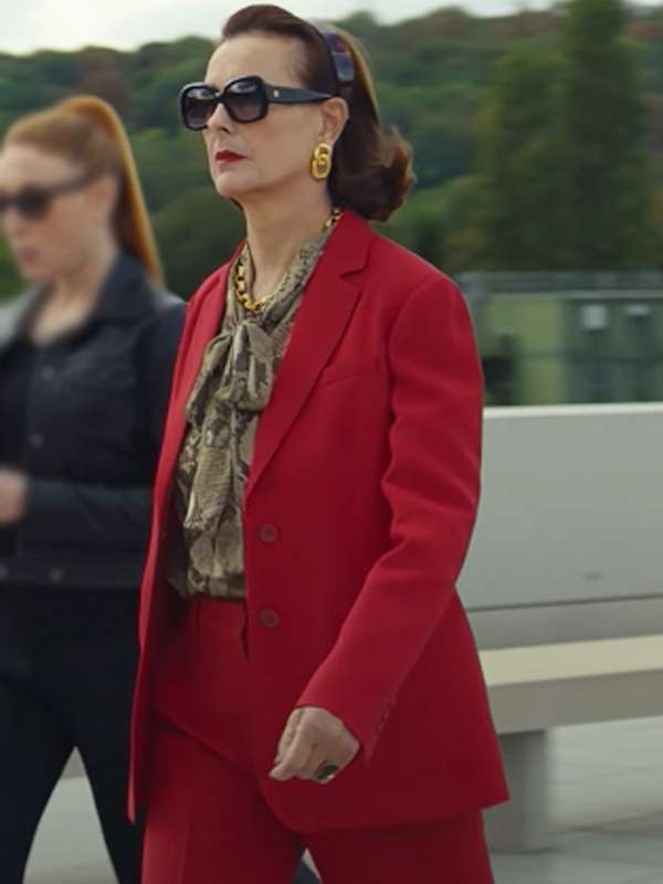 Diane Rovel La Maison Red Blazer
