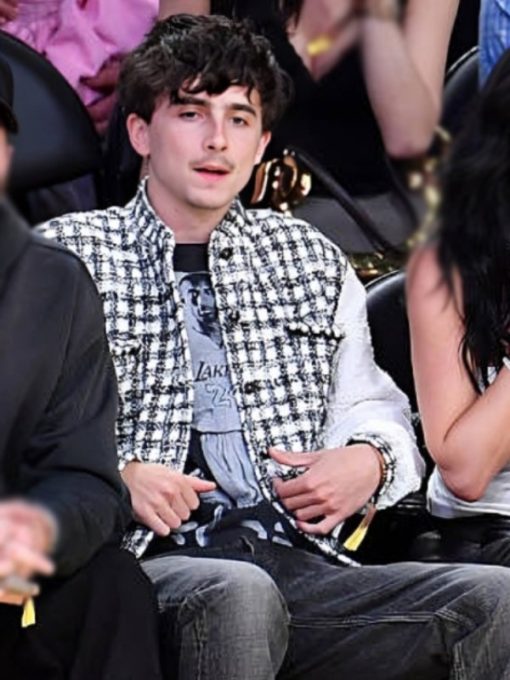 Lakers vs Timberwolves Timothee Chalamet Jacket