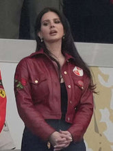 Super Bowl 2024 Lana Del Rey Leather Jacket