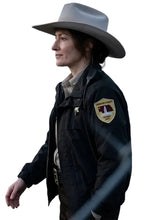 Lanterns S01 Kelly Macdonald black uniform jacket front view