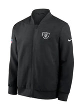 Black Raiders sideline jacket for football fans
