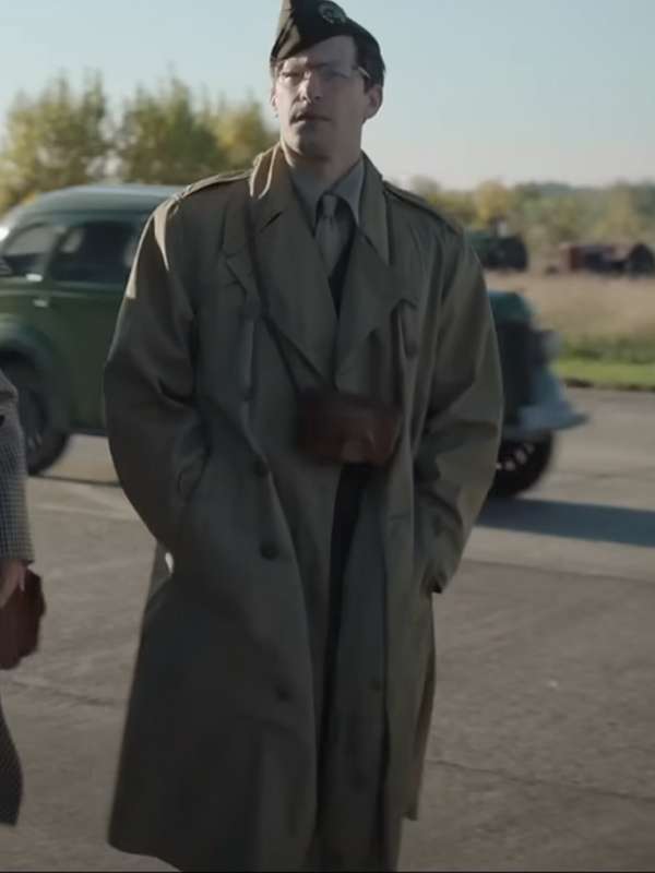 Andy Samberg Lee 2024 Brown Trench Coat