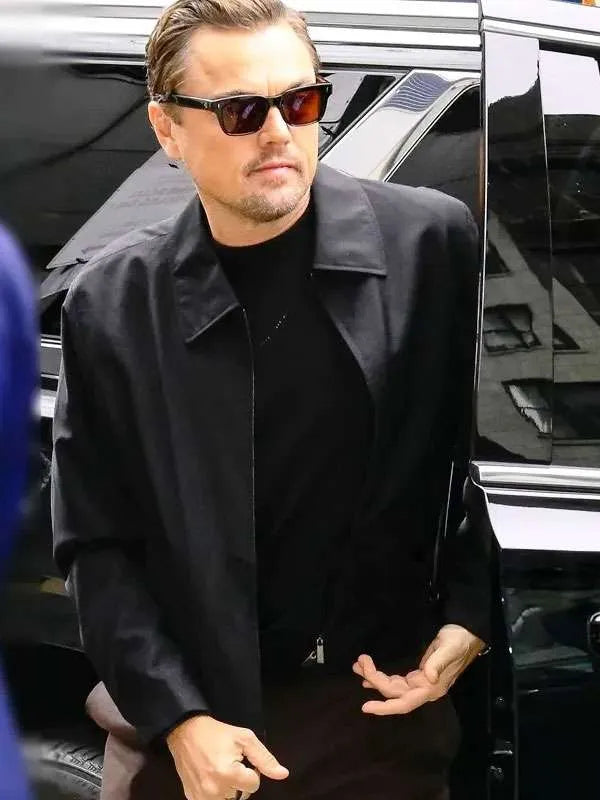 Leonardo DiCaprio 2025 Black Jacket