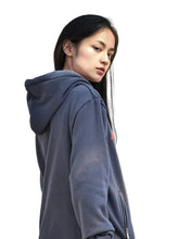 Black Sean Diaz Fleece Hoodie with Hooded Collar