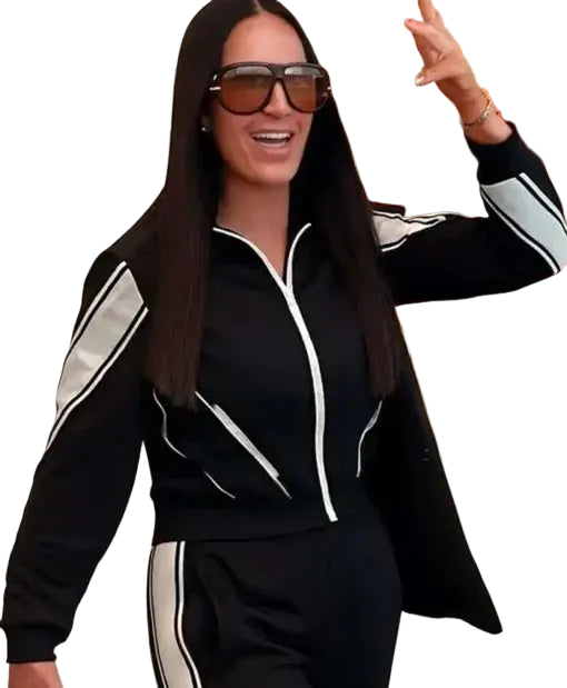 The Real Housewives Lisa Barlow Black Jacket