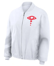 Liv Morgan Erin Andrews 2026 Watch Me LIV white bomber jacket
