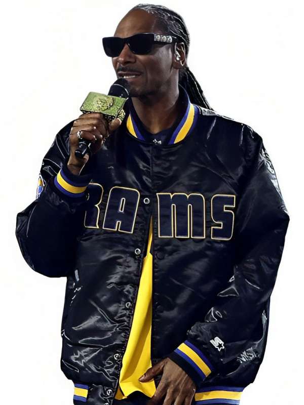 Snoop Dogg Los Angeles Rams Varsity Jacket