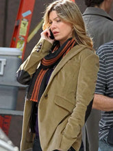 Ellen Pompeo Street Brown Blazer