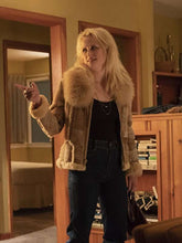 True Detective Mamie Gummer Suede Leather Jacket