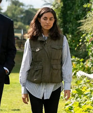 Lynley S01 Sofia Barclay Green Vest