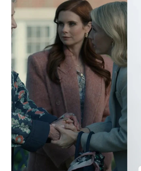 Maddie Townsend Sweet Magnolias S04 Pink Wool Coat