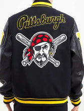 Macias Pittsburgh Pirates Black Wool Varsity Jacket