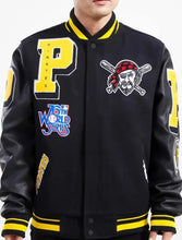 Macias Pittsburgh Pirates Black Wool Varsity Jacket