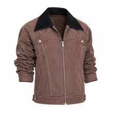 Joey King brown jacket with two outside and one inside pocket