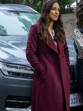 Angelique Cabral Maggie Maroon Coat
