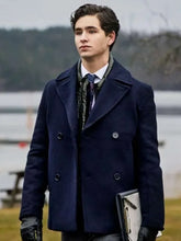 Malte Gårdinger Young Royals Blue Peacoat