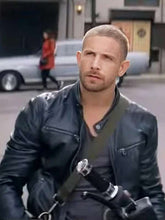 Adam Woodward Man with No Past Black Leather Jacket