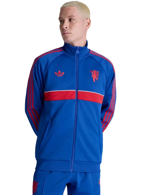 Manchester United x Adidas 2026 Blue Track Jacket
