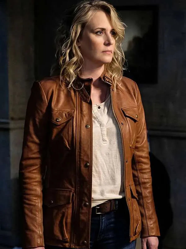 Mary Winchester Supernatural Leather Jacket