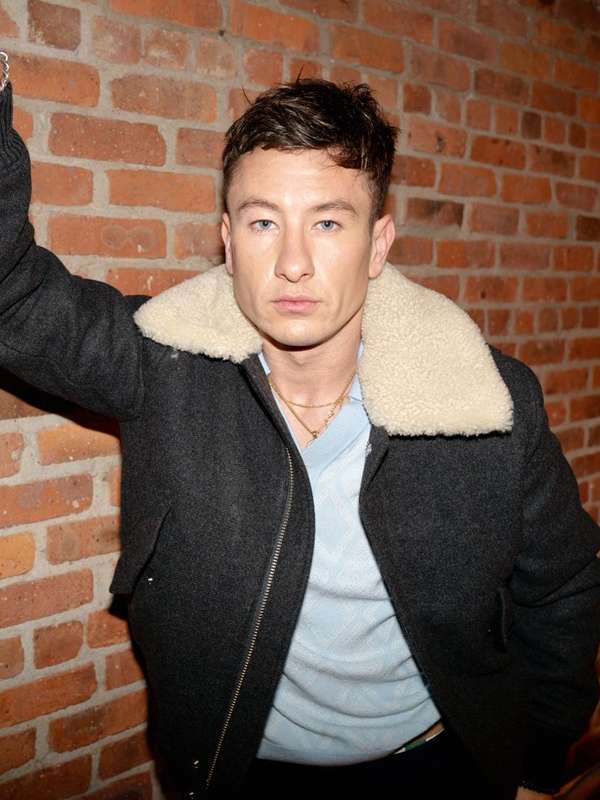 Barry Keoghan Masters of the Air Premiere Shearling Jacket