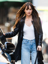 Dakota Johnson Materialists Black Leather Jacket