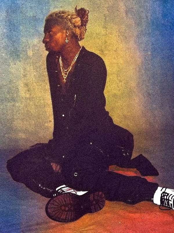 Playboi Carti Meh Music Video Black Jump­suit