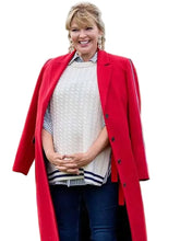 Melissa Peterman Finding Mr. Christmas Red Coat