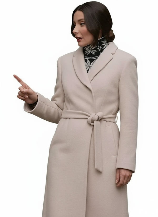 Kimberley Sustad Merry Christmas Ted Cooper Wool Coat