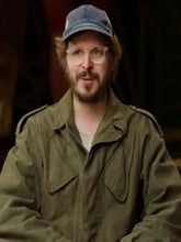 Michael Cera The Running Man Green Coat