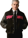 Sopranos inspired black varsity jacket