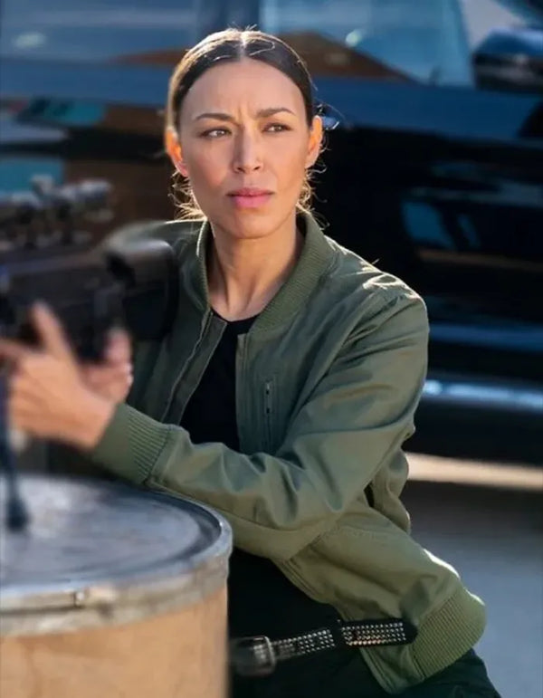 Michelle Chambers The Equalizer S04 Bomber Jacket