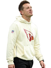 Mike LaFleur 2026 Arizona Cardinals Rivalries cream sideline hoodie front view