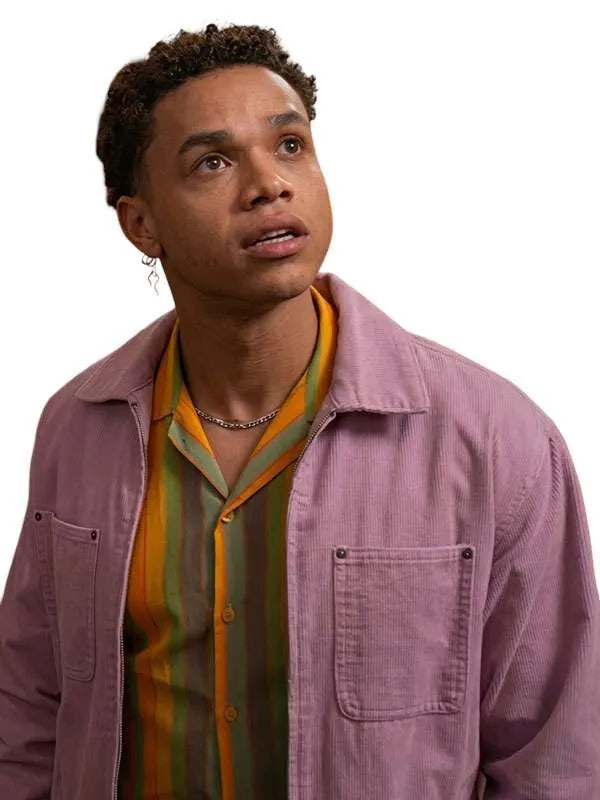 Miles Gutierrez-Riley Gail Daughtry Pink Jacket