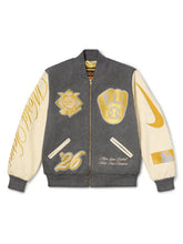 Milwaukee Brewers World Series Champions destroyer baseball jacket front view