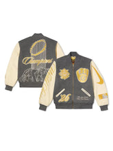 Milwaukee Brewers Nike inspired grey and white baseball jacket