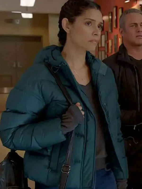 Miranda Rae Mayo Chicago Fire Puffer Jacket