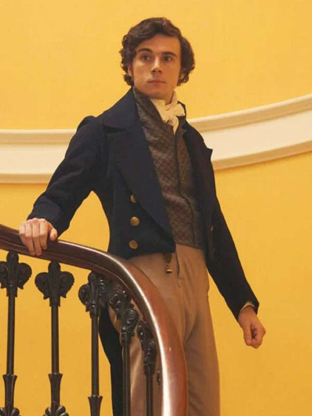 Tom Fowle Miss Austen 2025 Blue Tailcoat – Edison Jacket