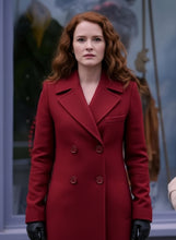 Sarah Drew Mistletoe Murders Red Coat