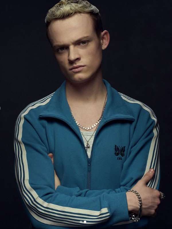 Anson Boon MobLand  Blue Track Jacket