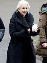 Maeve Harrigan MobLand  Black Leather Coat