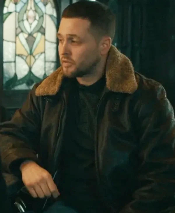 MobLand S01 Bradley Turner Leather Jacket
