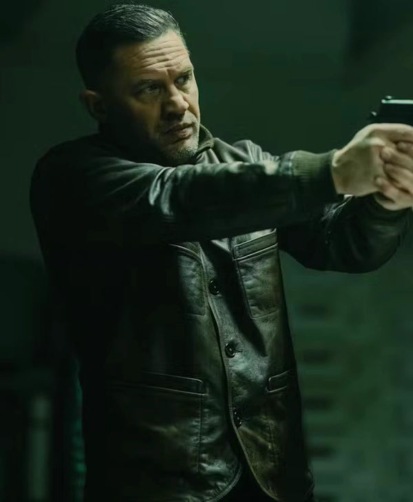 MobLand S01 Tom Hardy Bomber Leather Jacket