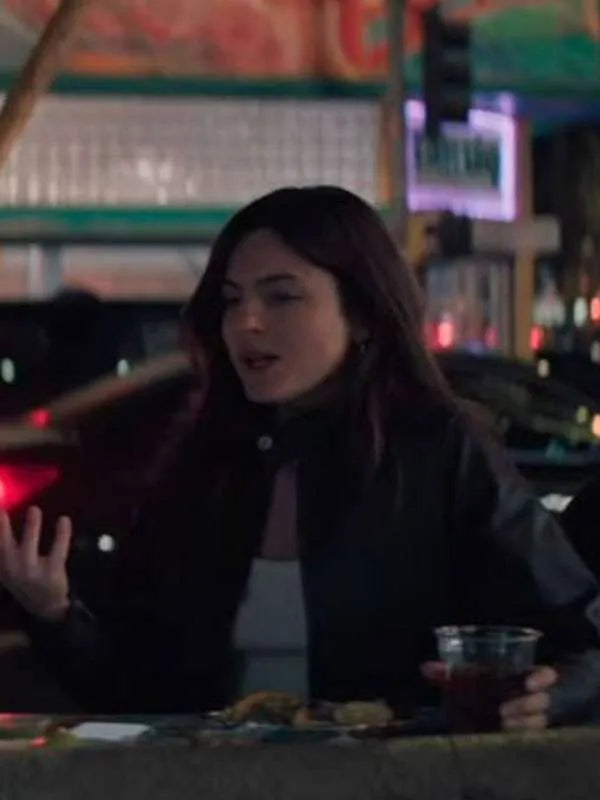 Monica Barbaro Crime 101 Black Jacket