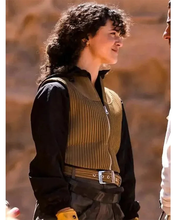 Moon Knight May Calamawy Cord Brown Vest