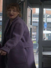 Susan Ryeland Moonflower Murders Purple Coat
