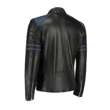 Cafe Racer Moto Biker Leather Jacket