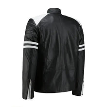 Cafe Racer Moto Biker Leather Jacket