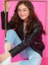 Anna Cathcart XO Kitty Black Leather Jacket